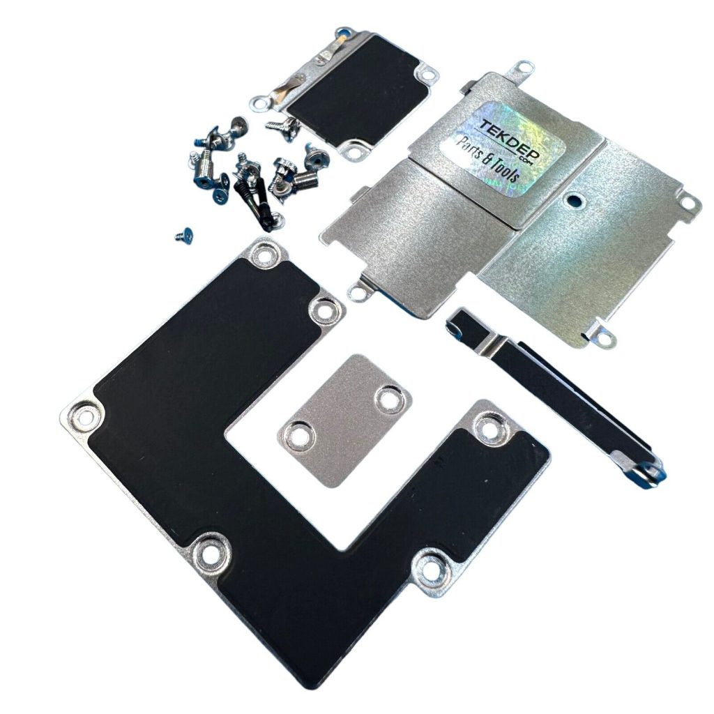 OEM full set of screws with trays for iPhone 11 Pro (Model A2160), ideal for device repair and assembly.