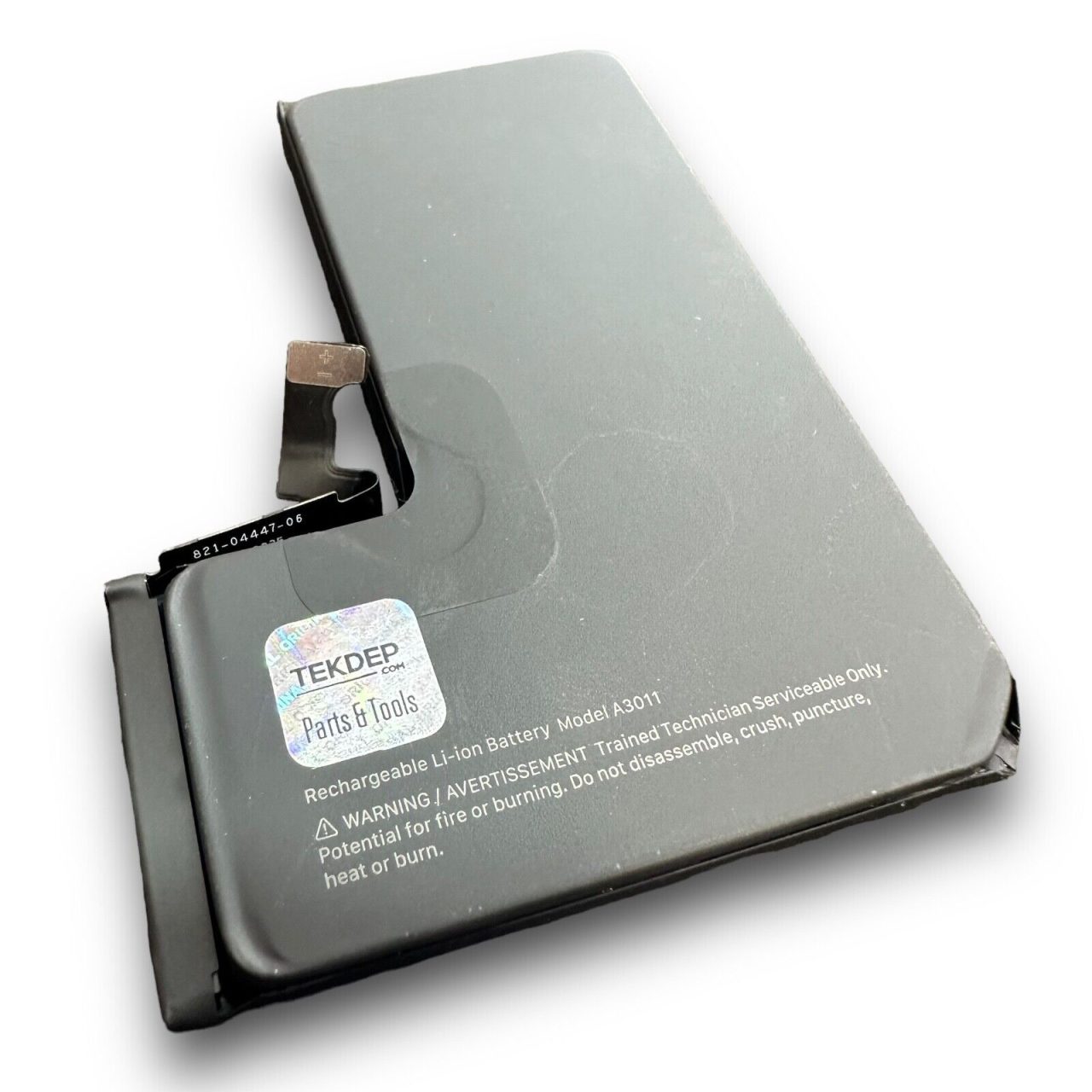 OEM pull replacement battery for iPhone 15 Pro A2848 with 100% health.