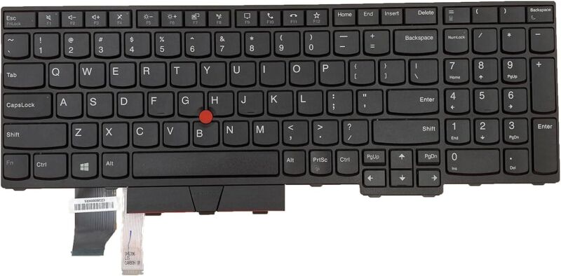 US Layout Keyboard for Lenovo Thinkpad L15 Gen 1 Gen 2 -