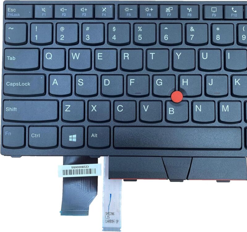 US Layout Keyboard for Lenovo Thinkpad L15 Gen 1 Gen 2 -