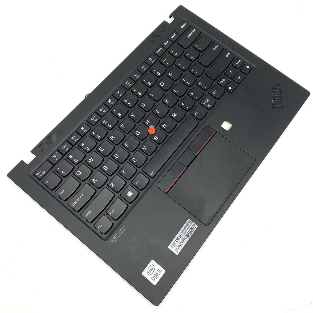Original Top Case Keyboard with BIOS Battery for 2020 Lenovo ThinkPad X1 Carbon 14" Gen 8 20U9-001PUS
