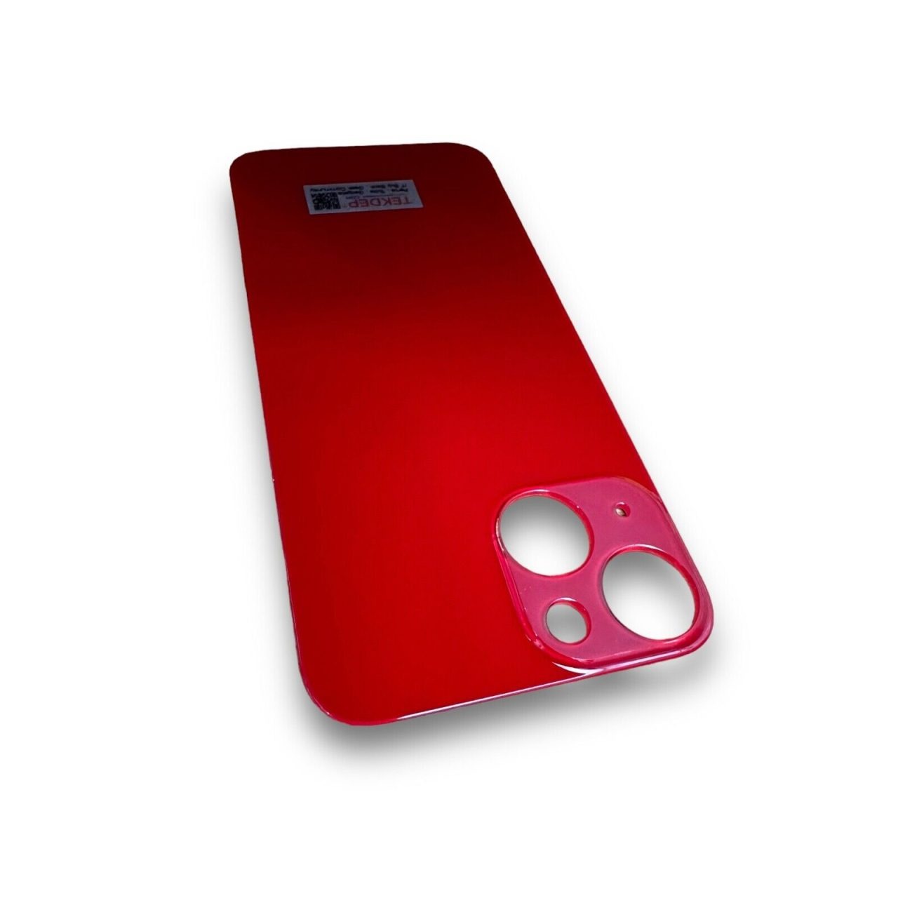 Aftermarket A2630 red back glass replacement for iPhone 13 mini with 3M adhesive