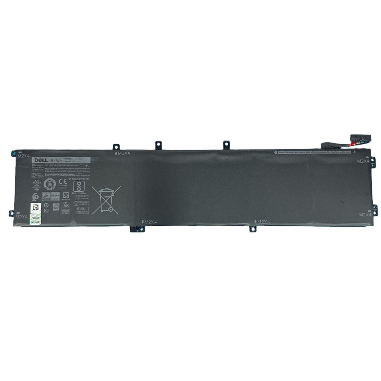 5530 Original Battery Model 6GTPY for 2018 Dell Precision 15" - Front View