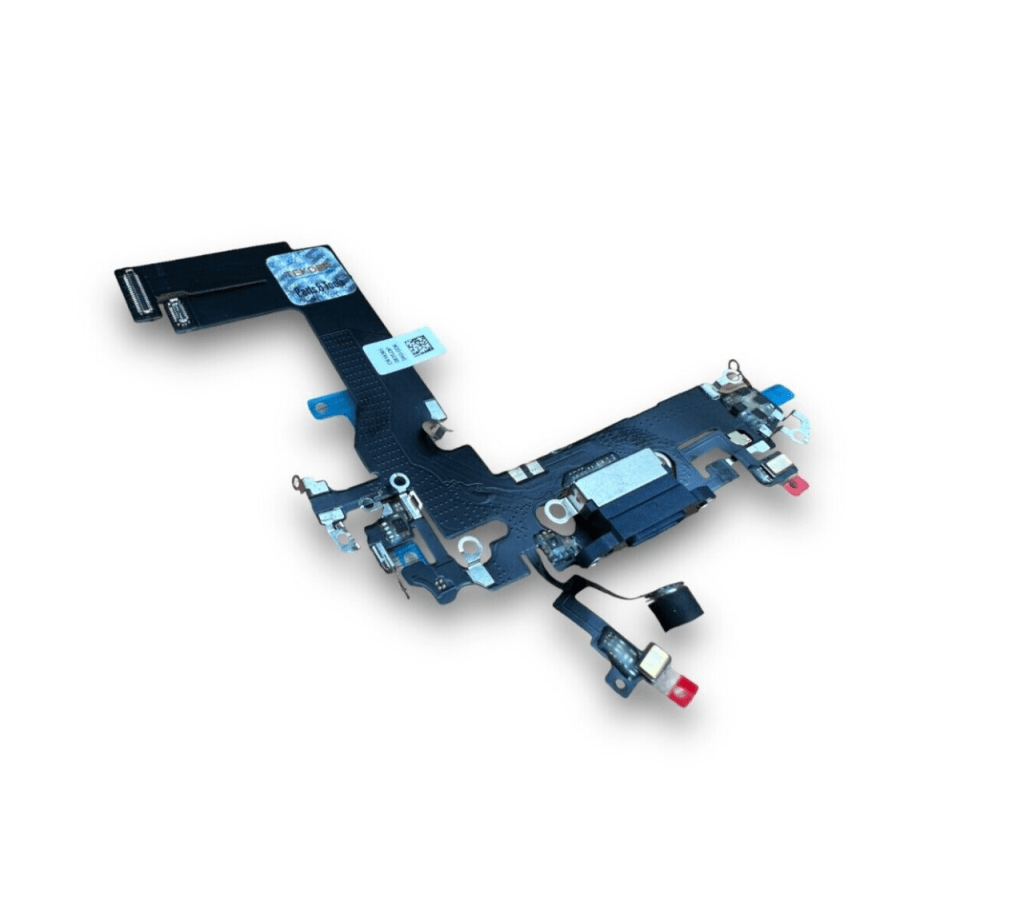 Blue charging port flex for iPhone 13 Mini A2630