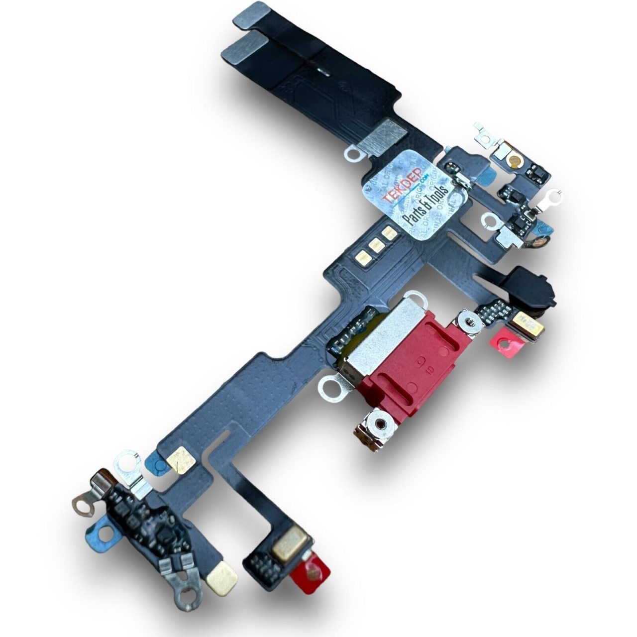 TEKDEP Premium Charging Port Flex Cable for iPhone 14 (Red) A2649