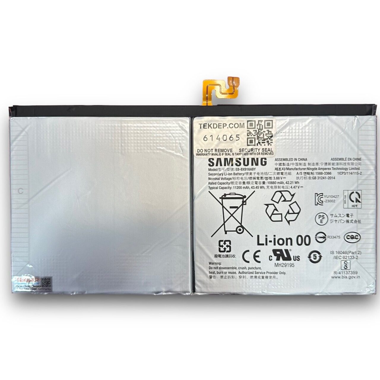 OEM Battery for Samsung Galaxy Tab S9 Ultra SM-X910 EB-BX916ABY