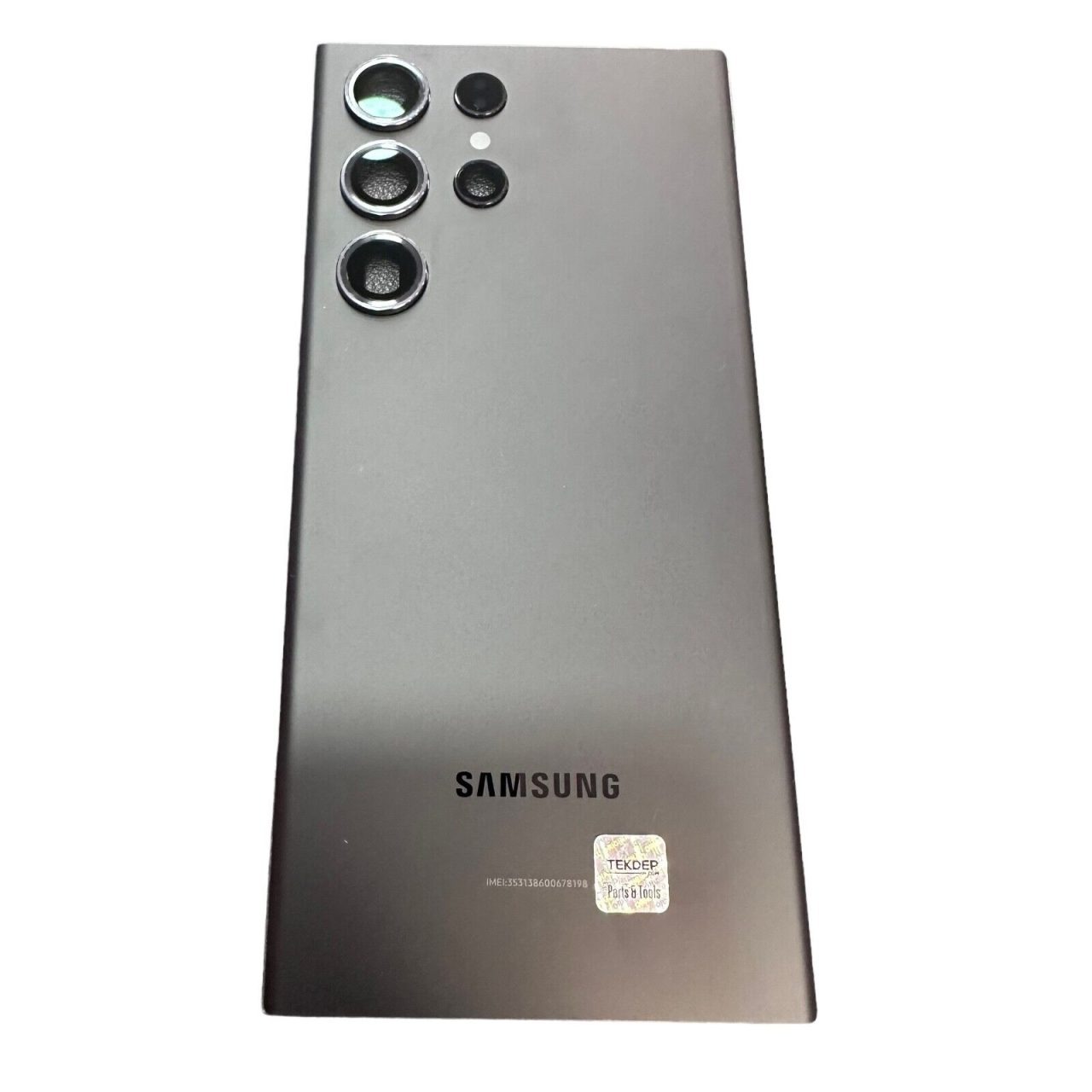 OEM Pull Genuine Back Glass Samsung Galaxy S23 Ultra 5G Black Grade A