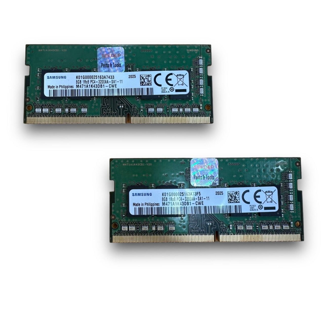 Samsung K01G 16GB PC4-3200 (DDR4-3200) SO-DIMM 2x8GB Memory Modules