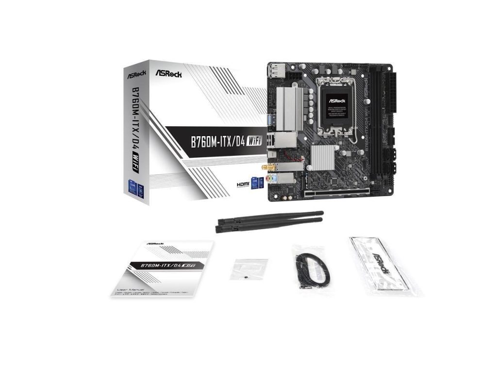 ASRock B760M-ITX WiFi DDR4 LGA 1700 Mini-ITX Motherboard