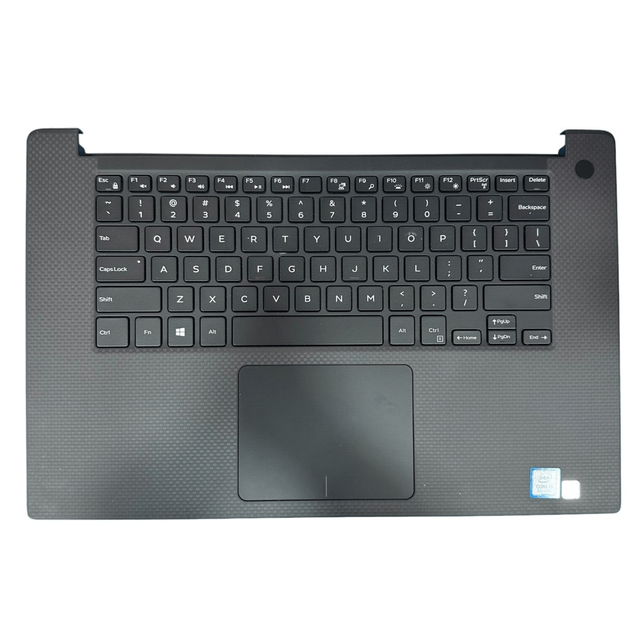 Original Top Case Assembly Black 04X63T for 2018 Dell Precision 15" 5530 (Black) - Fornt Original Top Case Assembly Black 04X63T for 2018 Dell Precision 15" 5530 (Black) - Front View