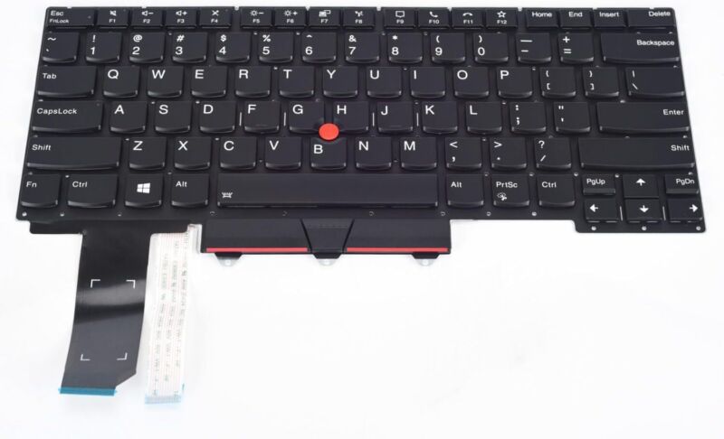 Keyboard US Layout with Backlight for Lenovo Thinkpad E14 Gen 1