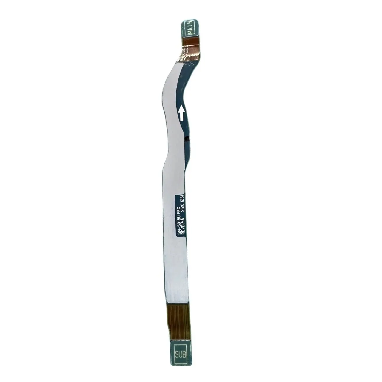 Original antenna cable connecting the mainboard to the dock for Samsung Galaxy S23 Ultra 5G SM-S918U.