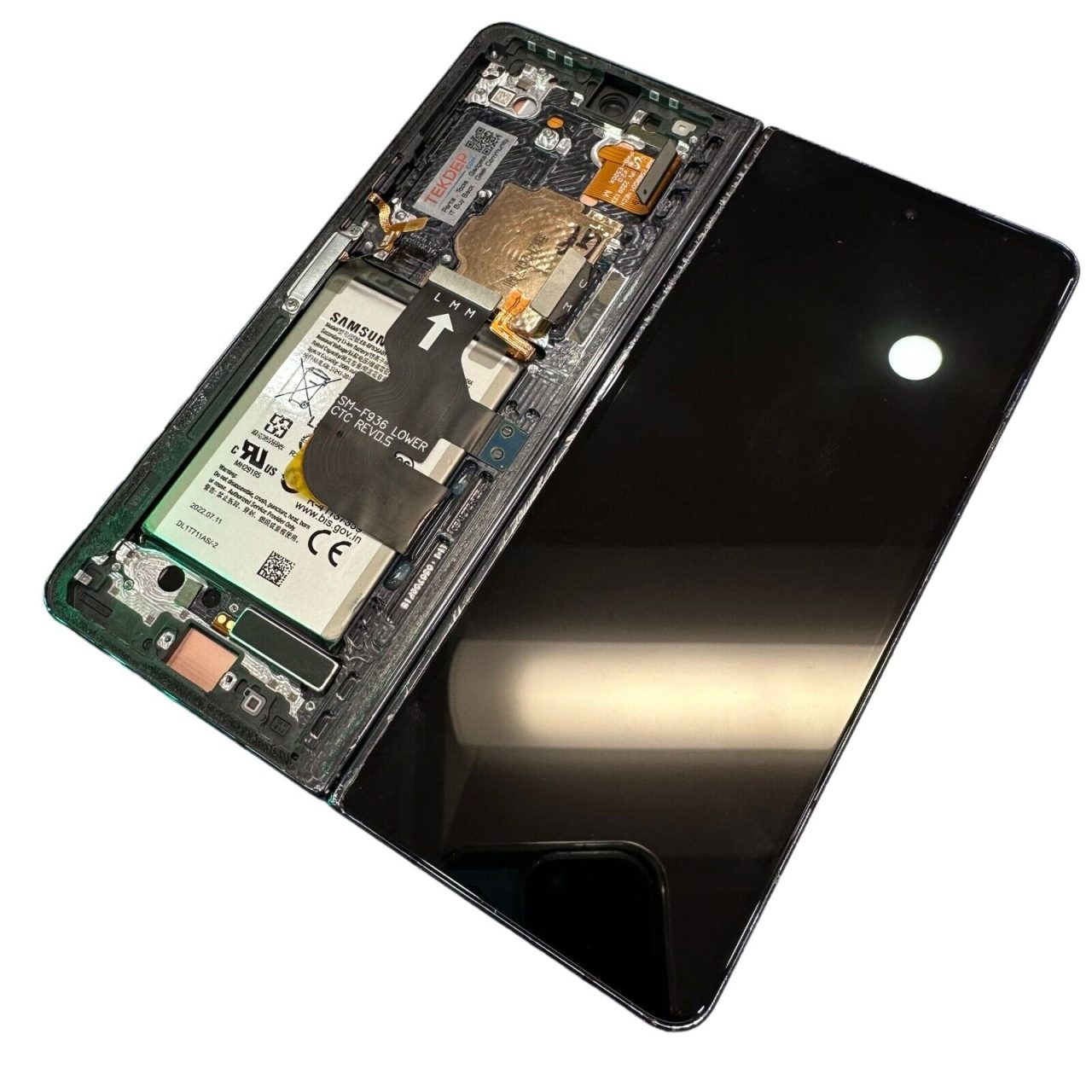 OEM Inner Screen + Outer Screen For Samsung Galaxy Z Fold 4 5G Gray