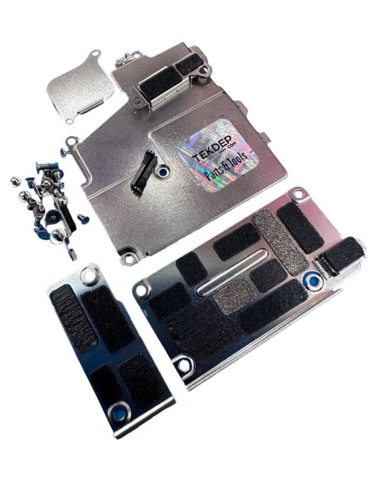 OEM replacement set of screws and inside plates for iPhone 12 Pro A2341, ideal for repair and restoration