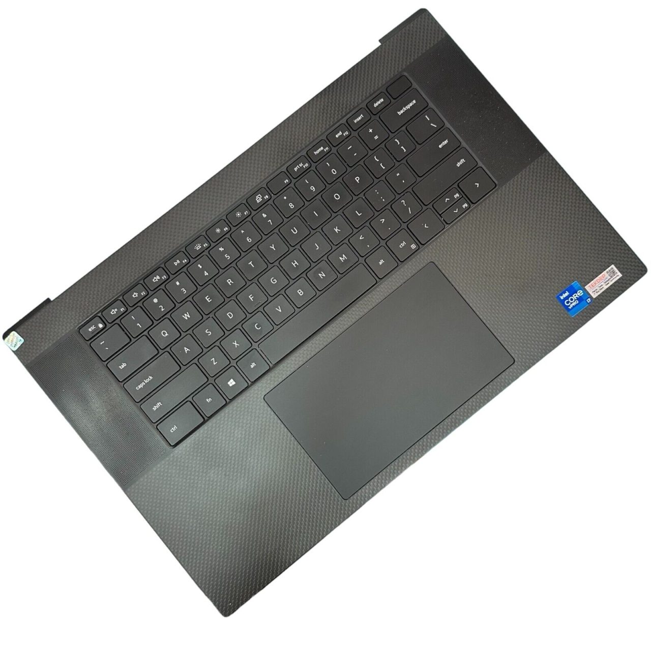 2021 Dell Precision 5760 15.6" P92F002 Top Case Keyboard Trackpad Speakers