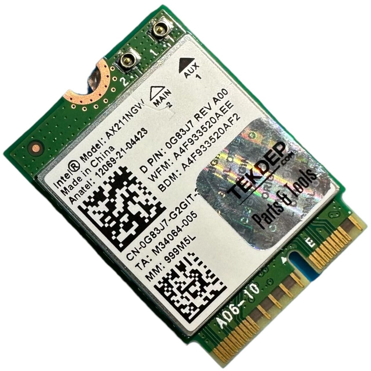 Dell Inspiron 16.1" P119F Intel WiFi Card AX211NGW