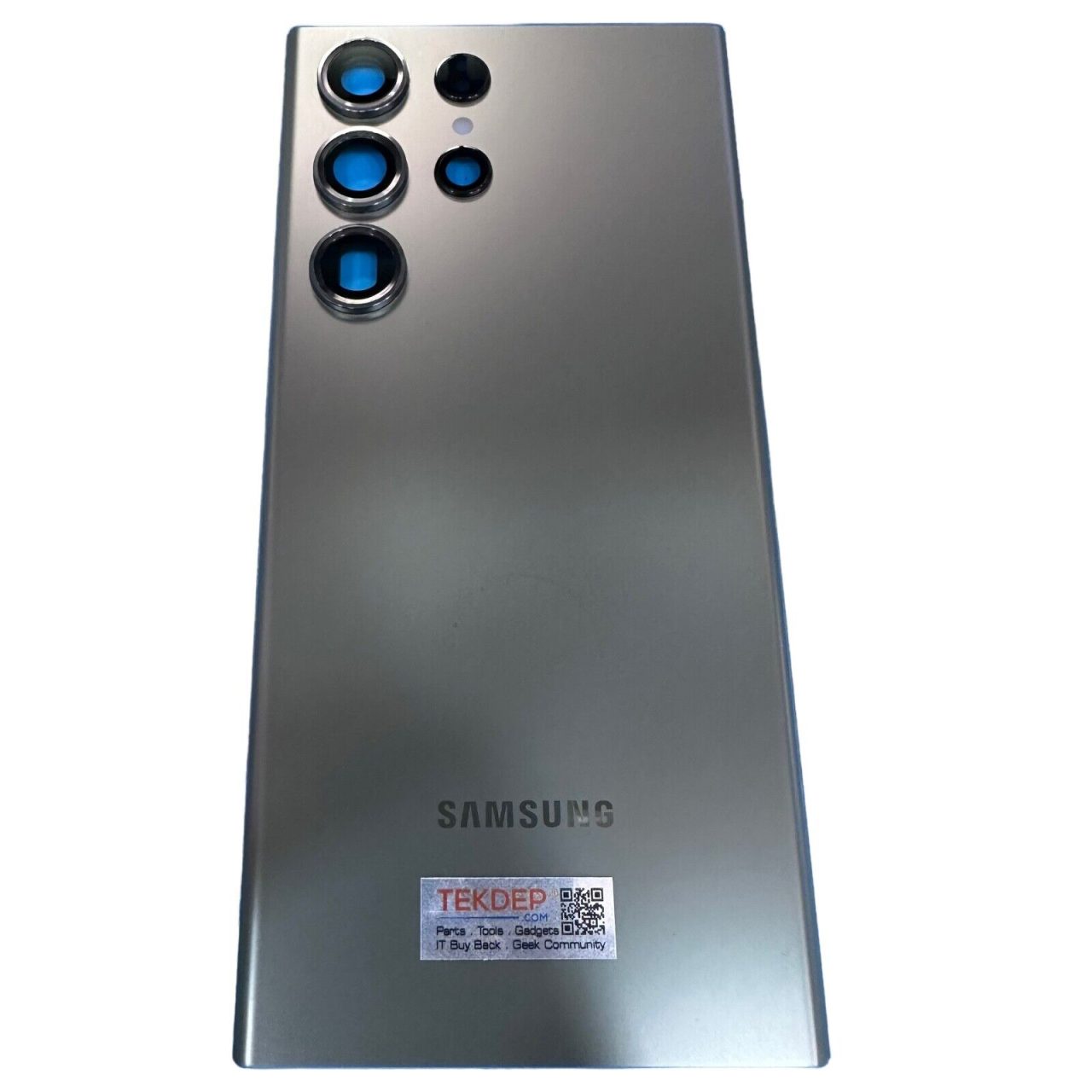 Original Used Back Glass for Samsung Galaxy S23 Ultra 5G in Graphite, Grade A Condition