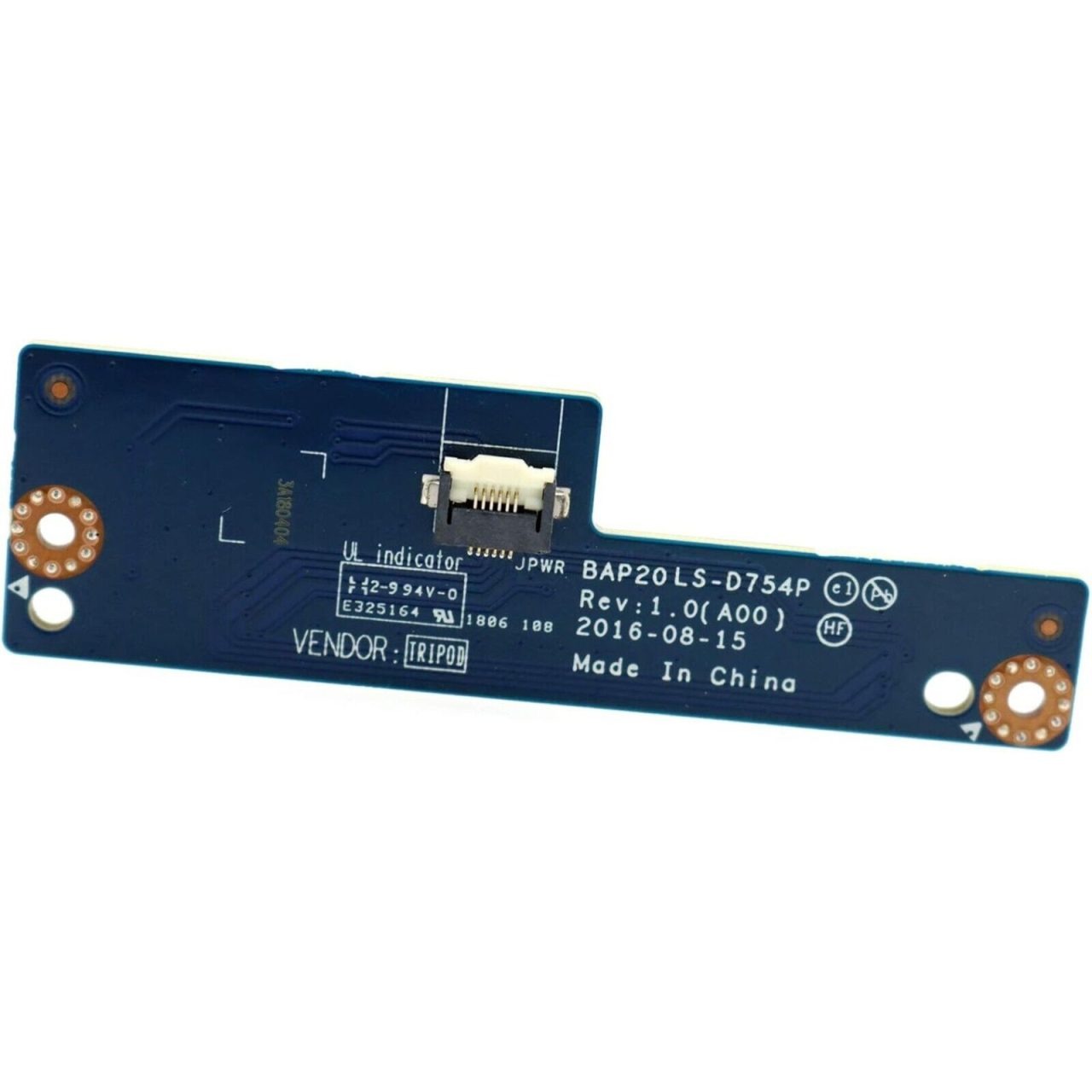 Power Button Board VIJP8 0VIJP8 BAP20 LS-D754P for Dell Alienware R3 R4 R5