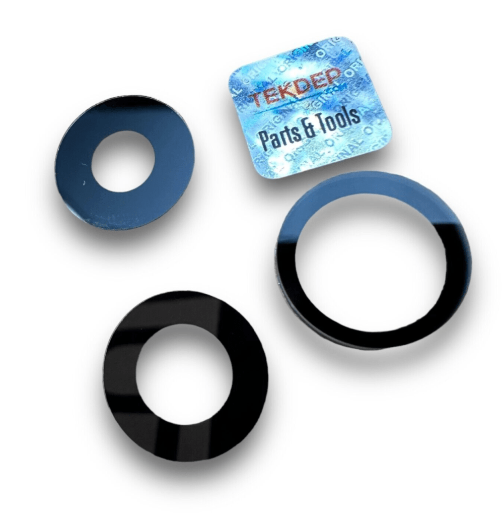 TEKDEP Premium Back Cameras Lens Glass Only W/ 3M iPhone 14 Pro  Sapphire