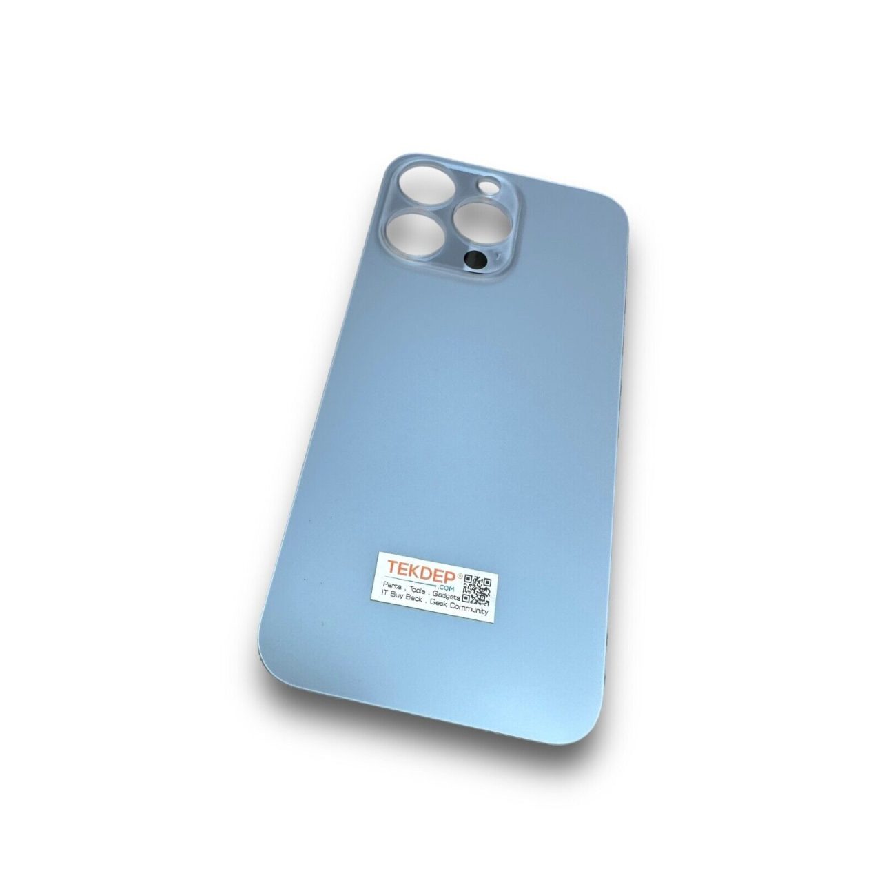 TEKDEP Premium Back Glass SIERRA BLUE iPhone 13 Pro NO LOGO W/ 3M