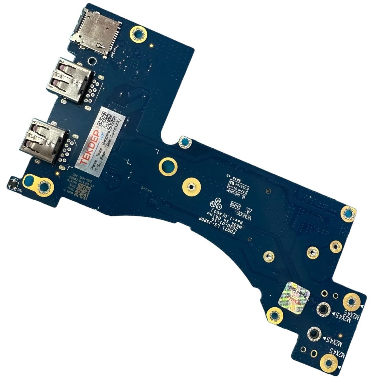2020 P45E001 Dell Alienware M17 R3 17.3" OEM Genuine IO Board SD Card USB Ports