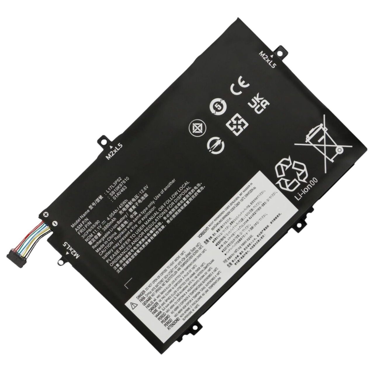 45Wh Battery for Lenovo Thinkpad L14 Gen 1 Gen 2 L480 L490 L580 L590
