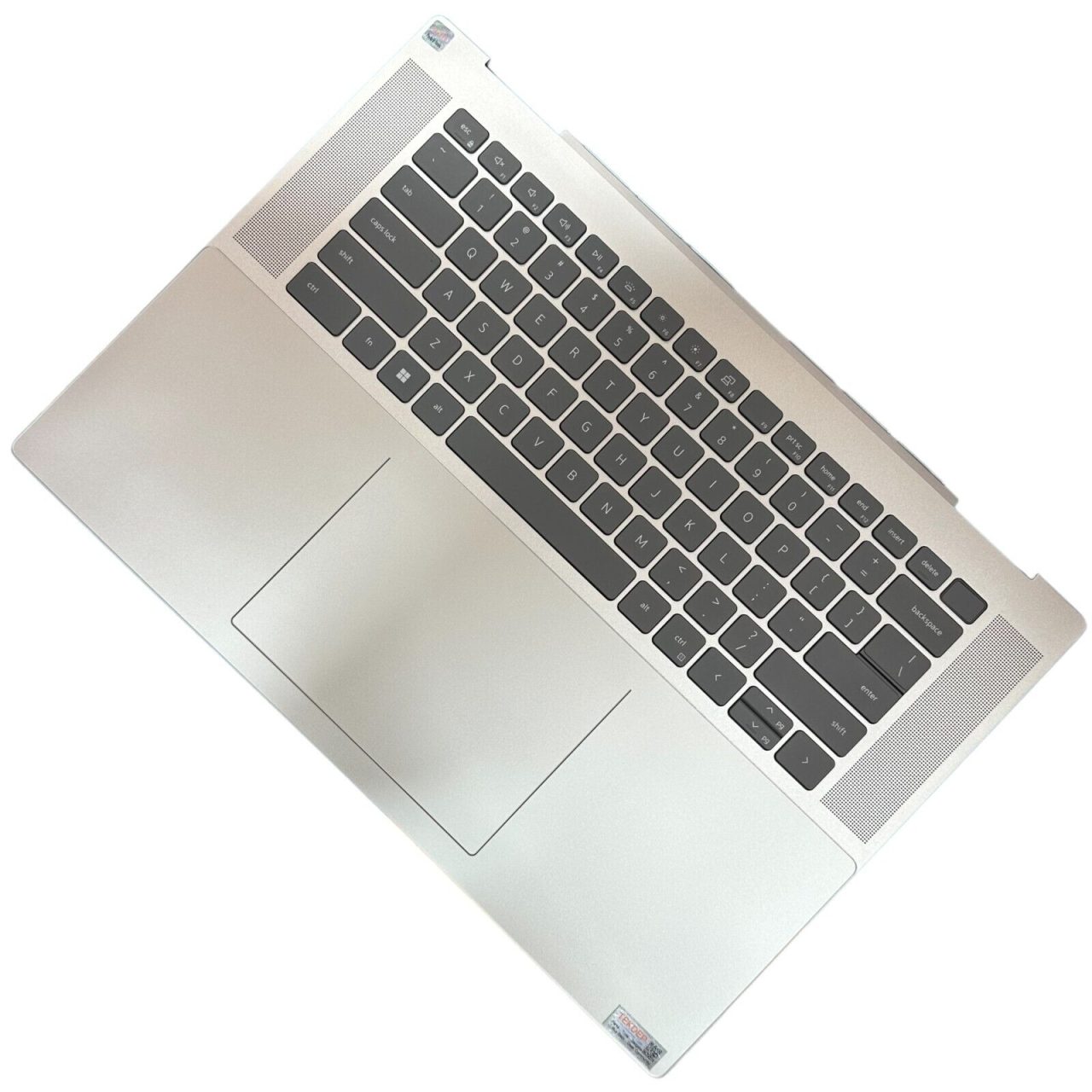 Dell Inspiron 16.1" P119F Top Case Keyboard Finger Print Reader Track Pad 0HH9P4