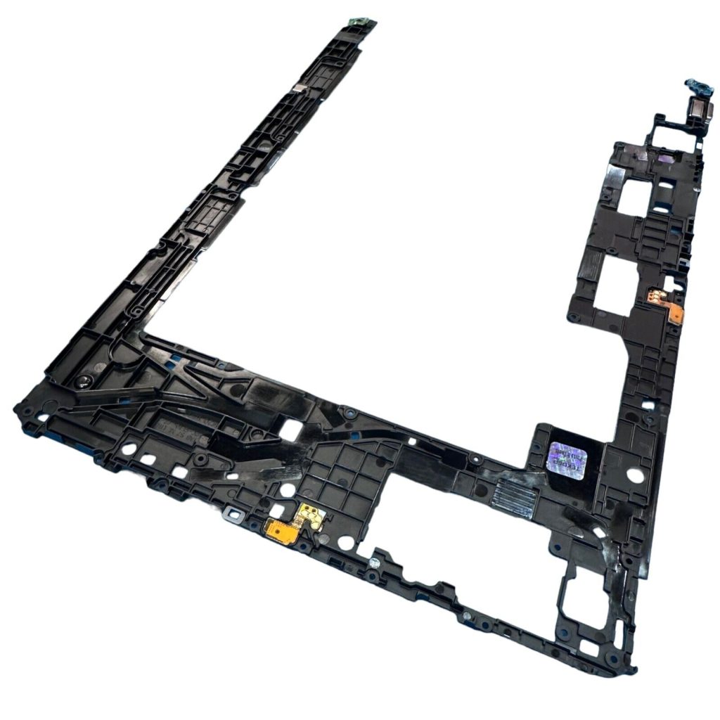 Mid-frame bezel for Samsung Galaxy Tab S7 FE (SM-T733N) 12.4", ensuring structural support and hardware alignment.