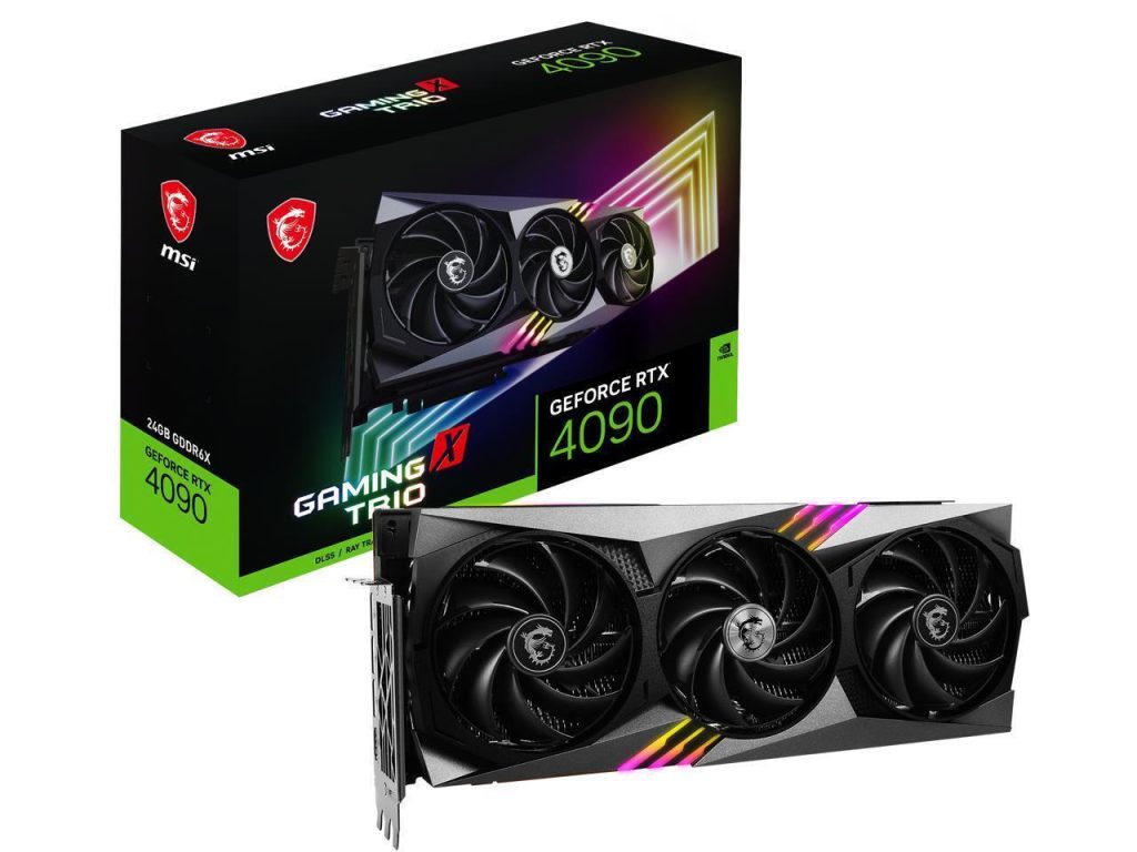 MSI GeForce RTX 4090 Gaming X Trio 24GB Video Graphics Card GDDR6X