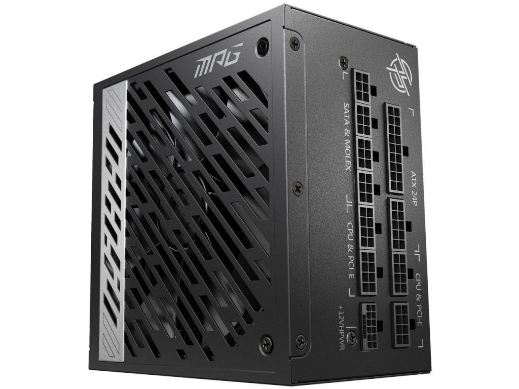 MSI MPG A1000G 80 Gold Power Supply - Black