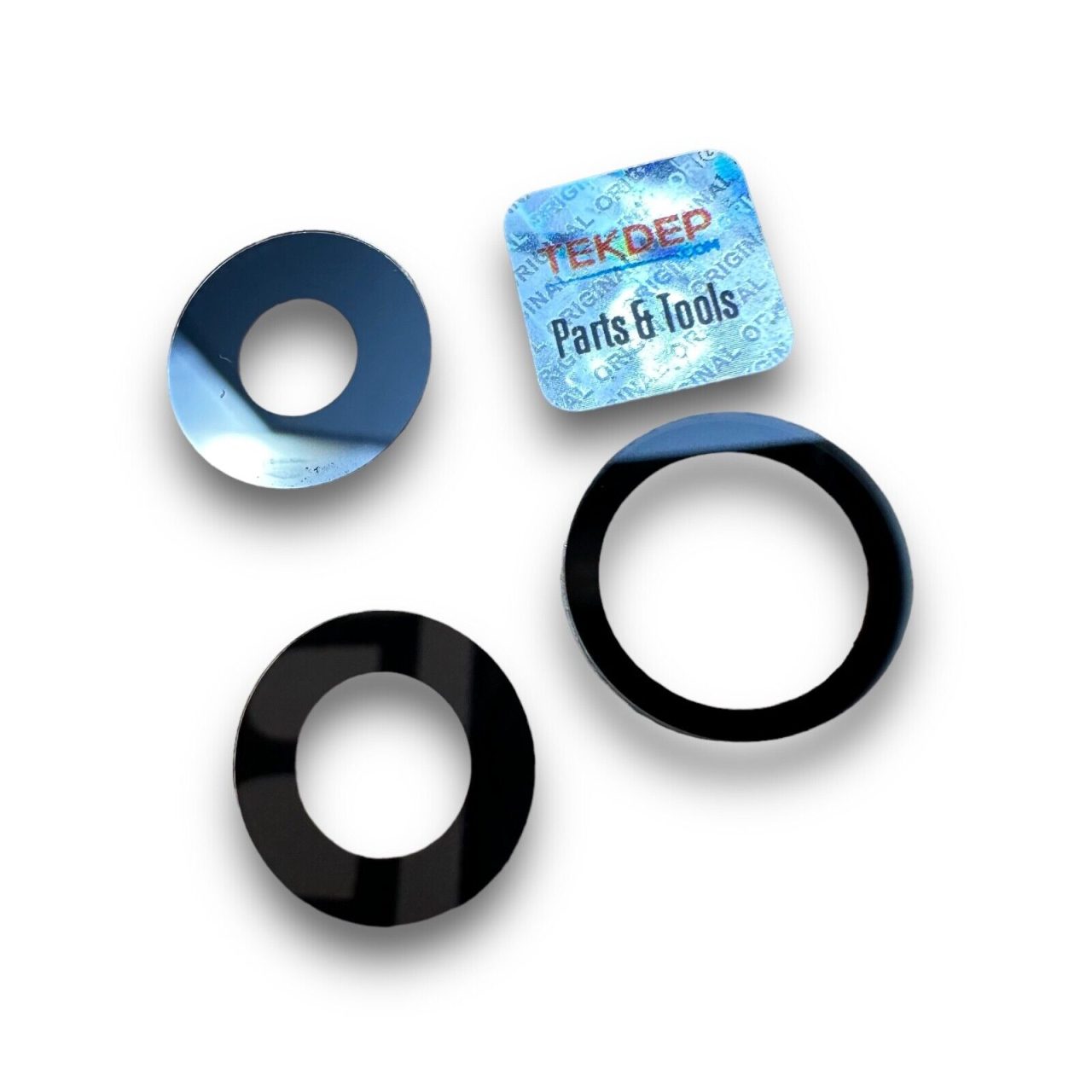 TEKDEP Premium Back Cameras Lens Glass Only W/ 3M iPhone 13 Pro Max Sapphire