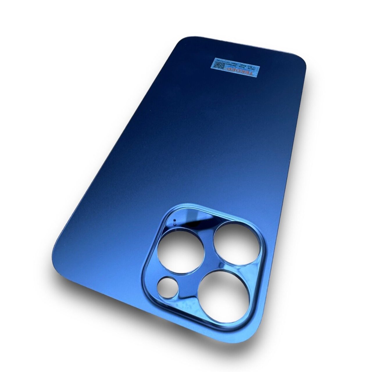 Premium purple back glass replacement for iPhone 14 Pro Max with 3M adhesive, no logo.