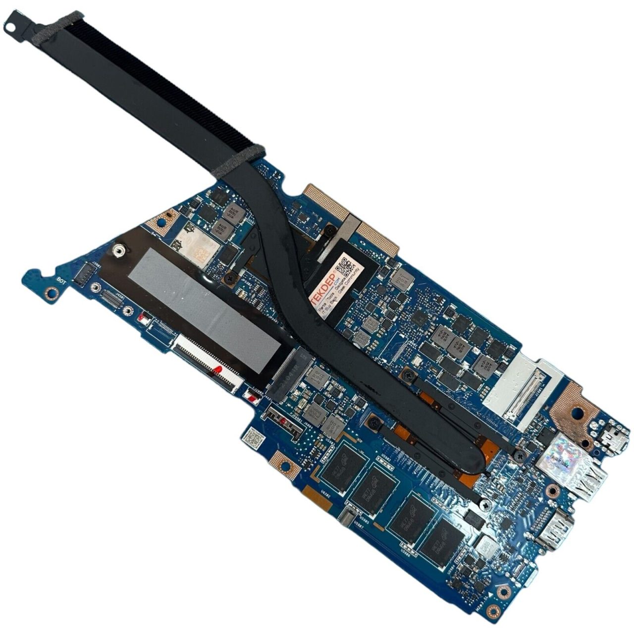 ASUS ZenBook Q407I Logic Board with Ryzen 5 4500U, MX350 GPU, and 8GB RAM.
