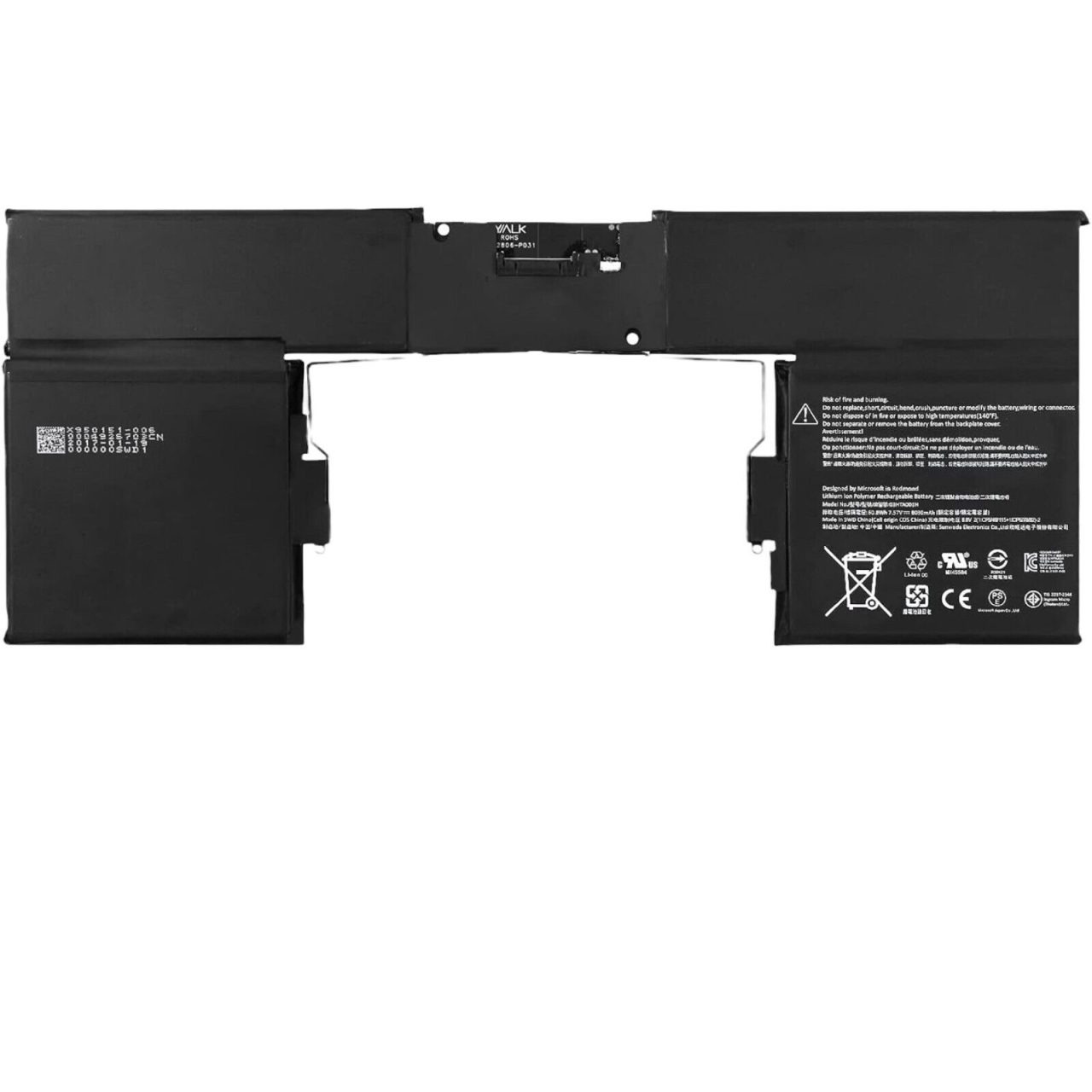 60.8Wh 8030Mah Battery Replacement for Microsoft Surface Book 1st Gen Model 1785