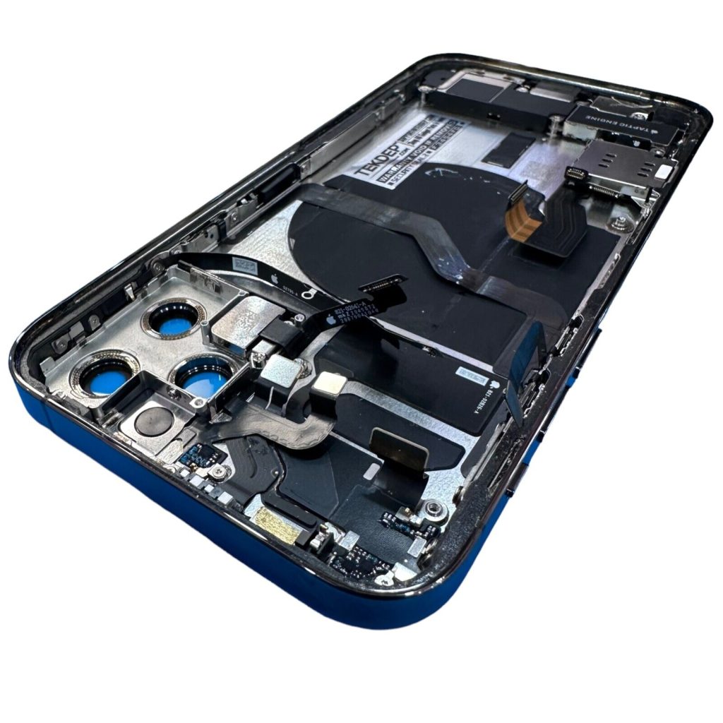 A2341 Original Back Housing with Small Components for 2020 iPhone 12 Pro (Graphite) - Inside View