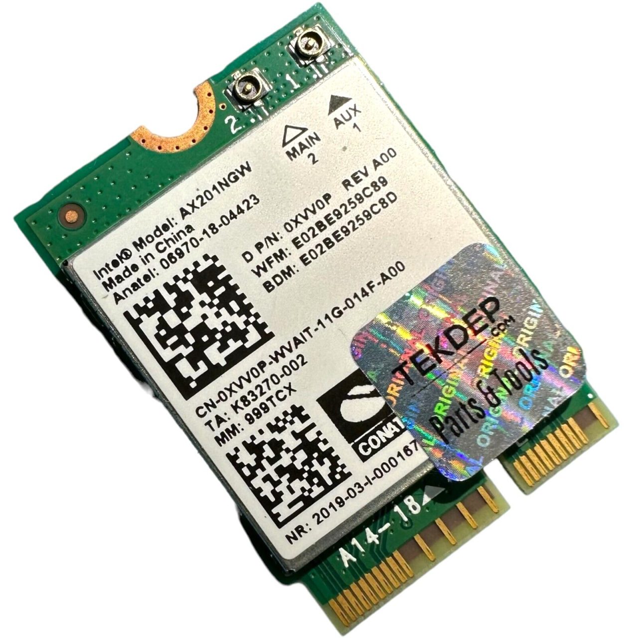 DELL INSPIRON 7706 OEM GENUINE WiFi Card AX210NGW M.2 Card