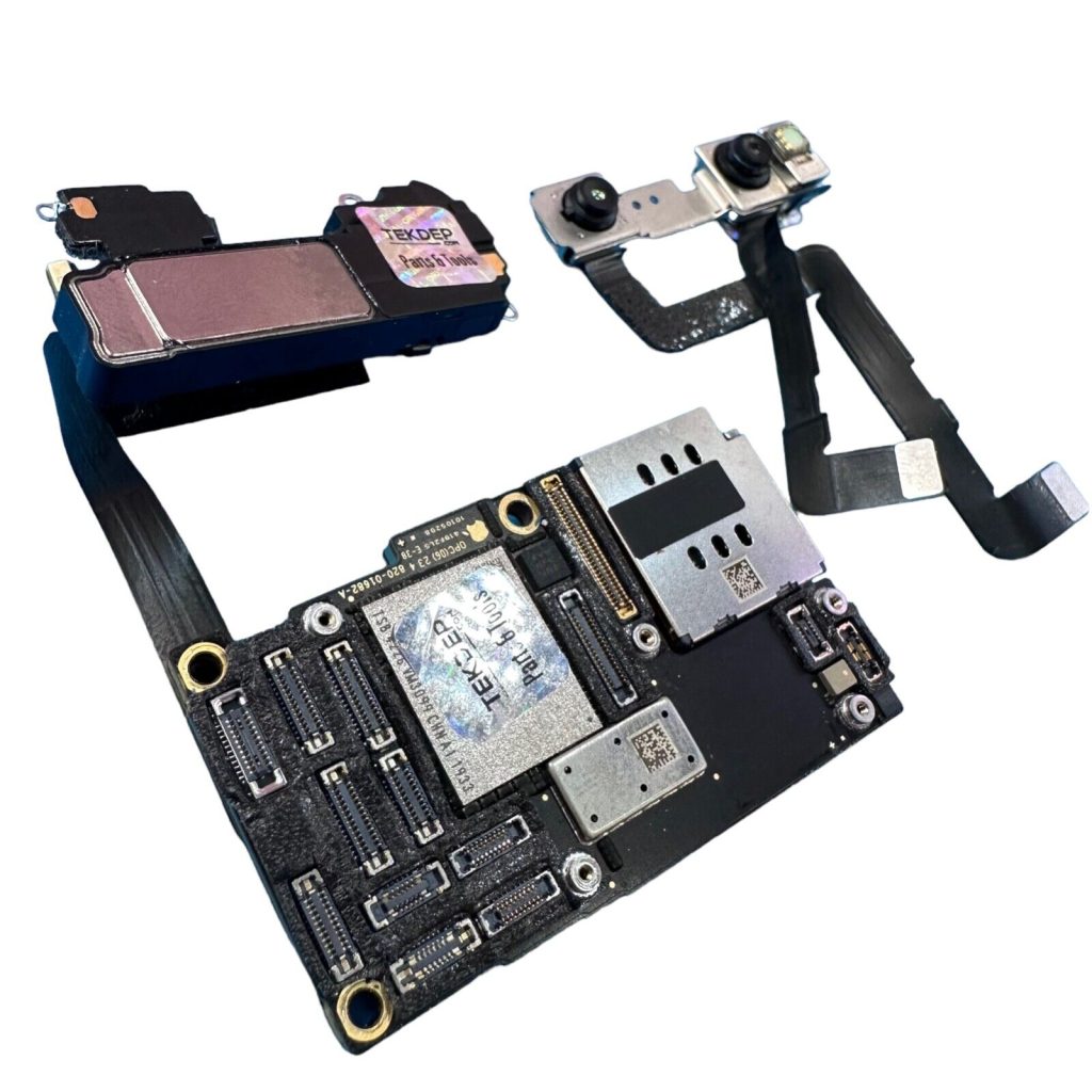 Original Logic Board 820-01682-A with Front Camera, and Ear Speaker Proximity Cable for 2019 iPhone 11 Pro Max A2161